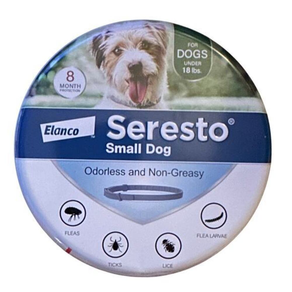 New Elanco Seresto Flea & Tick Collar Small Dogs 8 Month